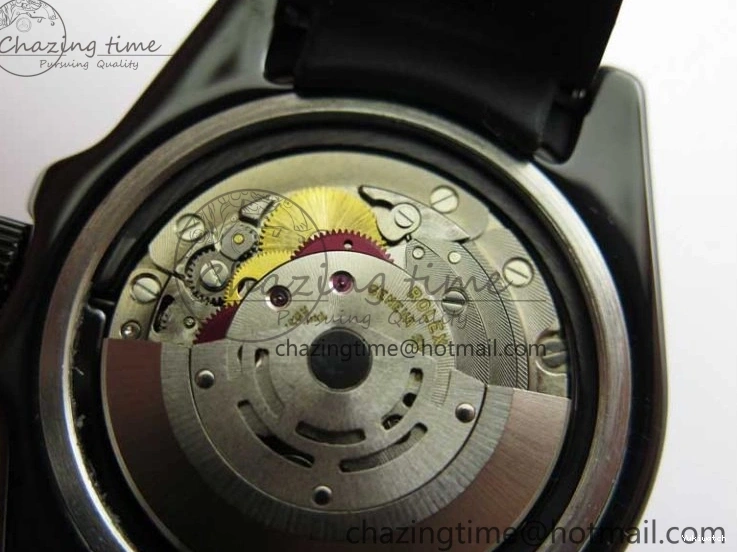 5GF Black Black Best SA3135 Cream Ceramic Dial Submariner on 40mm Strap Rubber Edition 1224